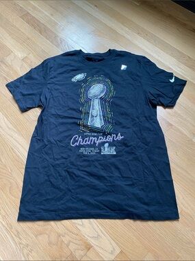 NFL The Nike Tee L Philadelphia Eagles Super Bowl LIX Champions Tee - Black